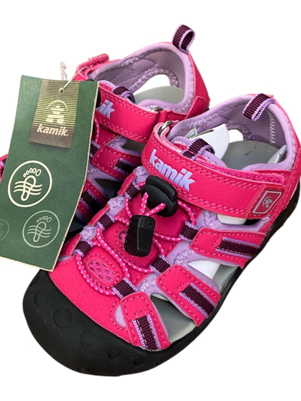 Kamik kids crab sandals  girls size 10